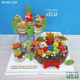  Tháp Bánh Sen Đá 2 Tầng (XR-007-029) 