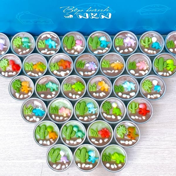  Bánh Sinh Nhật Cho Bé Mẫu Khu Rừng Khủng Long (BB-001-198) 