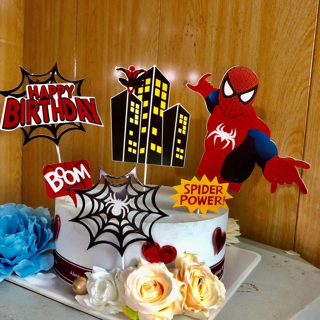  Cam-Set Cắm Người Nhện Giấy To 1 Lớp (PKCG-997-264) 