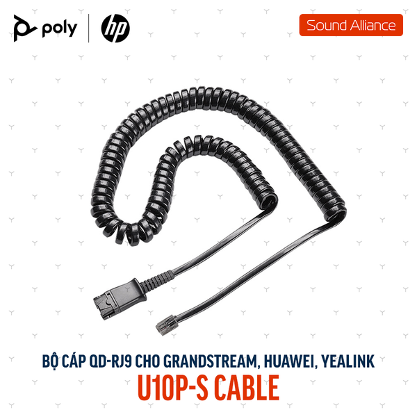  Bộ cáp kết nối QD sang RJ9 cho điện thoại Poly U10P-S (784S0AA) 