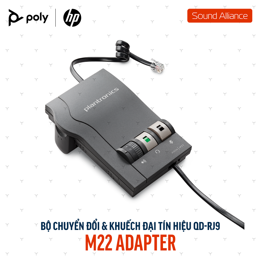  Bộ chuyển đổi QD sang RJ9 cho điện thoại Poly M22 Adapter (85Q15AA) 