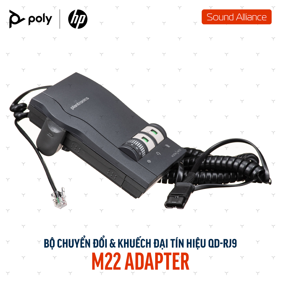  Bộ chuyển đổi QD sang RJ9 cho điện thoại Poly M22 Adapter (85Q15AA) 