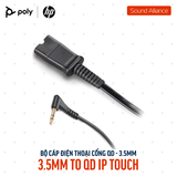  Bộ cáp kết nối QD sang 3.5mm cho điện thoại Poly IP-Touch (85Q43AA) 