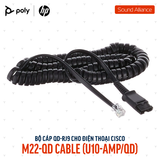  Bộ cáp kết nối QD sang RJ9 cho điện thoại Poly U10 (85R38AA) 