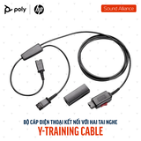  Bộ cáp nối 2 tai nghe EncorePro cho điện thoại Poly Y-Training 85S07AA 