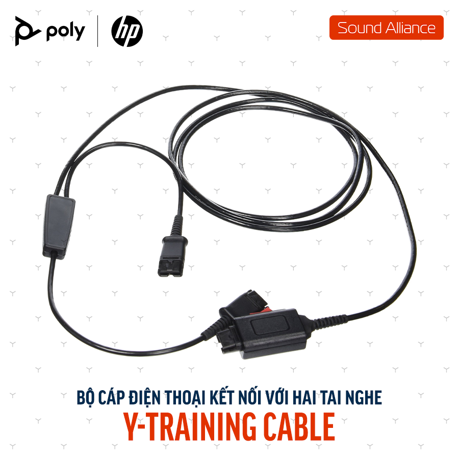  Bộ cáp nối 2 tai nghe EncorePro cho điện thoại Poly Y-Training 85S07AA 