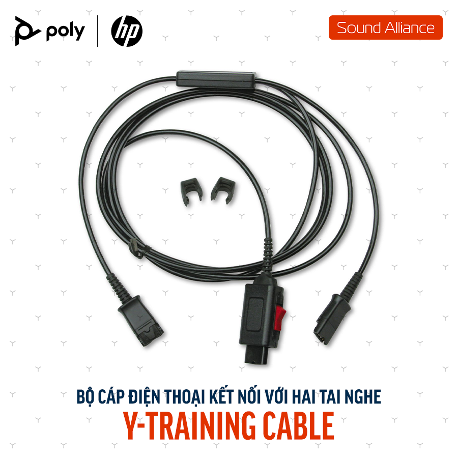  Bộ cáp nối 2 tai nghe EncorePro cho điện thoại Poly Y-Training 85S07AA 