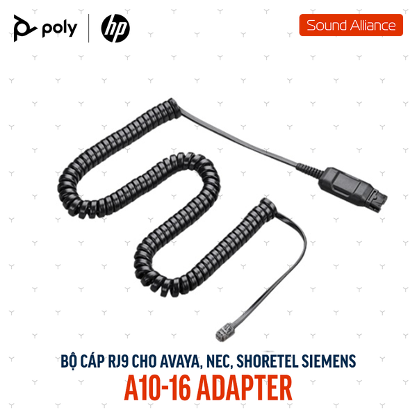  Bộ cáp kết nối QD sang RJ9 cho điện thoại bàn Poly A10-16 (85T18AA) 