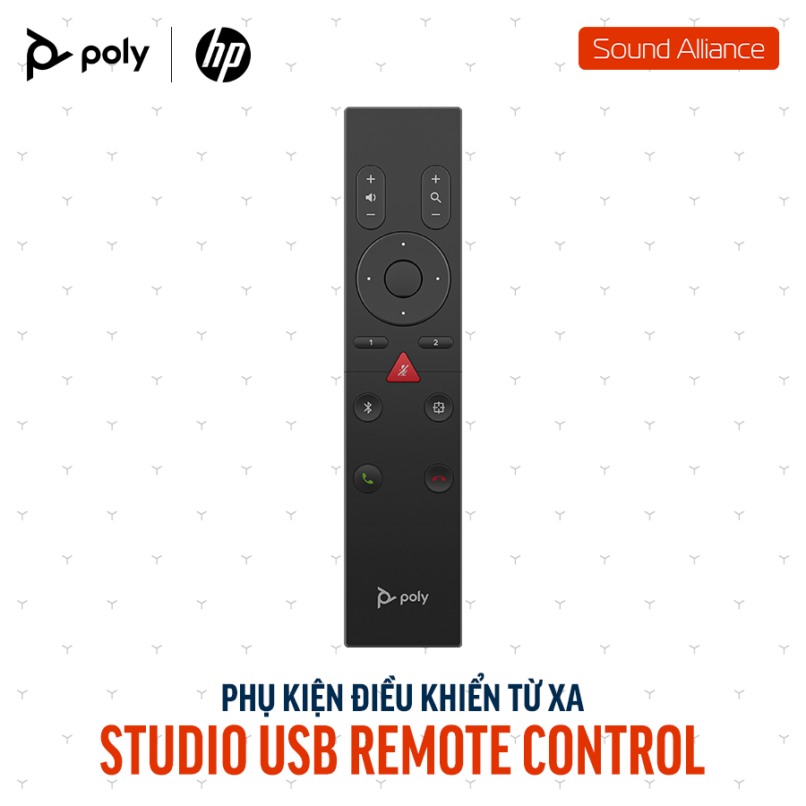  Điều khiển từ xa cho dòng Camera hội nghị USB Poly Studio (875L4AA) 