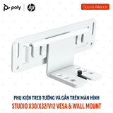  Phụ kiện Giá treo tường và ngàm VESA Poly Studio X30/X32/V12 (875L6AA) 