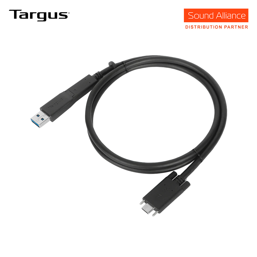  Cáp tín hiệu USB-C cấp nguồn 5A truyền data 10Gbps dài 1.8m Targus ACC1135 