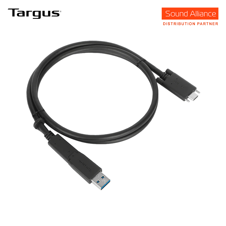  Cáp tín hiệu USB-C cấp nguồn 5A truyền data 10Gbps dài 1.8m Targus ACC1135 