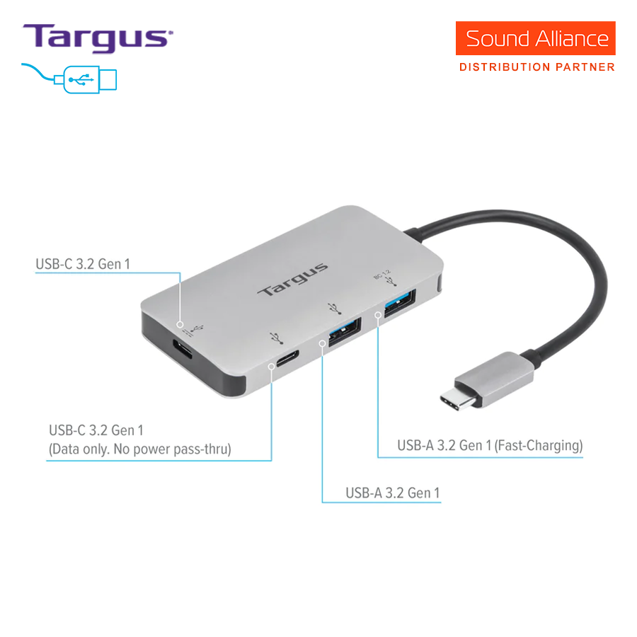  Hub chia USB-C™ ra 4 cổng USB 3.2 Gen 1 Targus ACH228 
