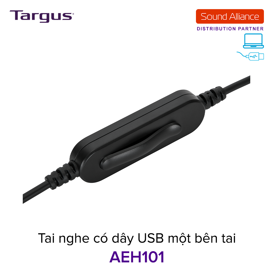  Tai nghe có dây USB một bên tai Targus AEH101 