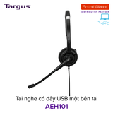  Tai nghe có dây USB một bên tai Targus AEH101 