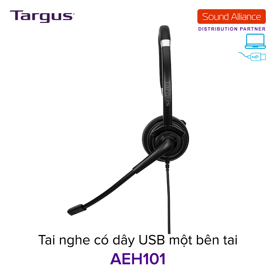  Tai nghe có dây USB một bên tai Targus AEH101 