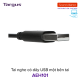  Tai nghe có dây USB một bên tai Targus AEH101 