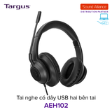  Tai nghe có dây USB hai bên tai Targus AEH102 