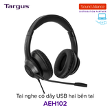  Tai nghe có dây USB hai bên tai Targus AEH102 