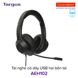  Tai nghe có dây USB hai bên tai Targus AEH102 