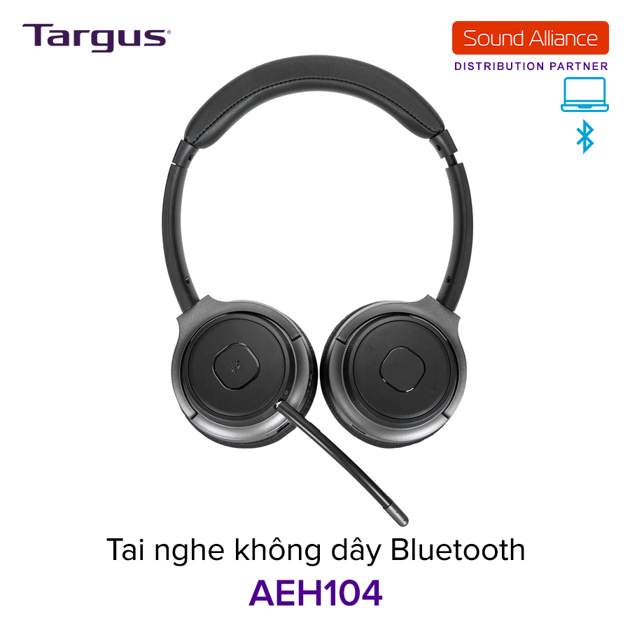  Tai nghe không dây Bluetooth hai bên tai Targus AEH104 