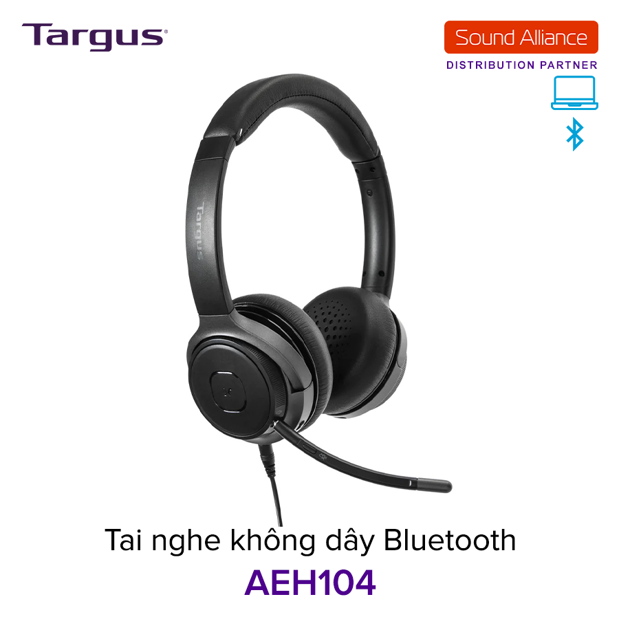  Tai nghe không dây Bluetooth hai bên tai Targus AEH104 