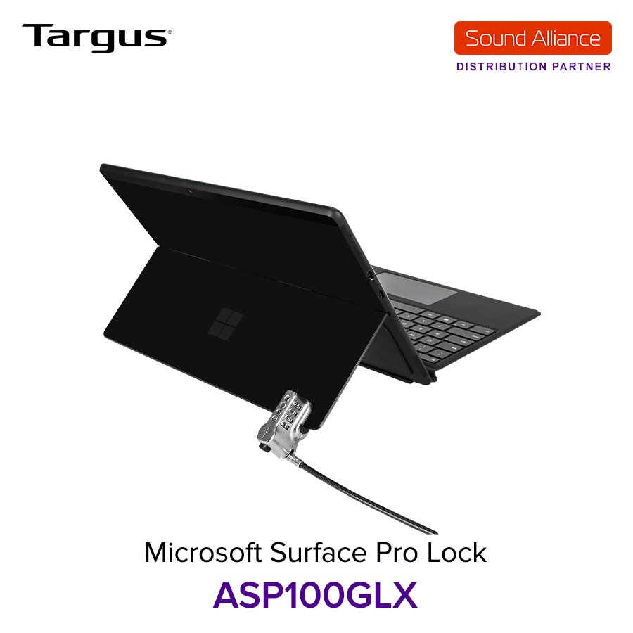  Dây cáp khoá Targus ASP100 cho Microsoft Surface Pro & Surface Go 