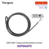  Dây cáp khoá laptop DEFCON® Trapezoid Resettable Targus ASP66 