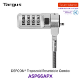  Dây cáp khoá laptop DEFCON® Trapezoid Resettable Targus ASP66 