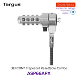  Dây cáp khoá laptop DEFCON® Trapezoid Resettable Targus ASP66 