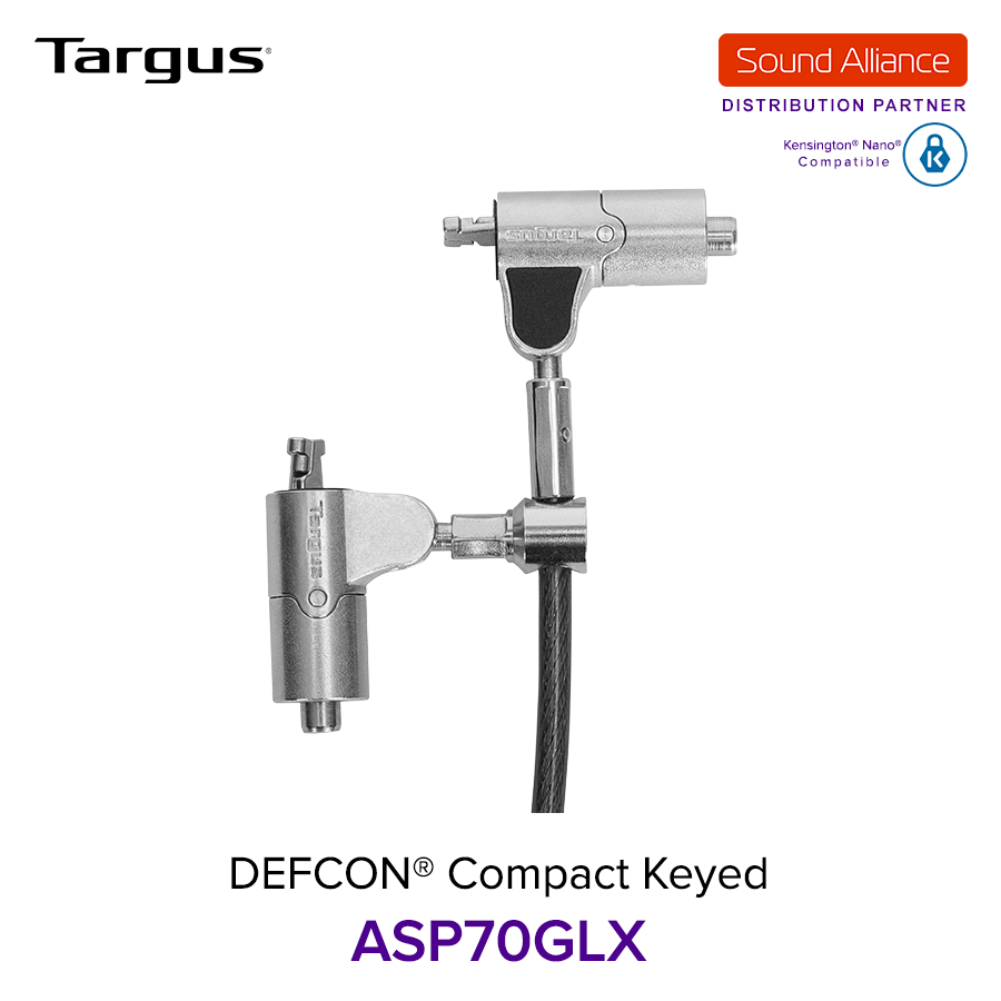  Dây cáp khoá laptop DEFCON® Compact Keyed Targus ASP70 