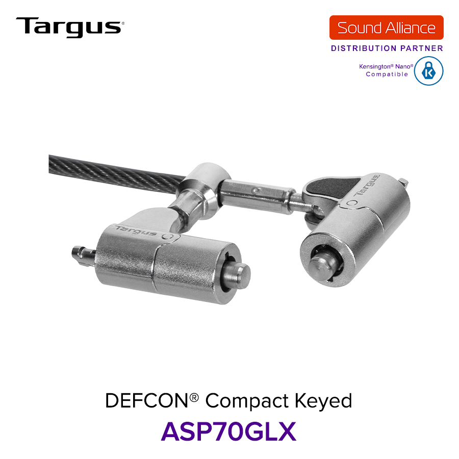  Dây cáp khoá laptop DEFCON® Compact Keyed Targus ASP70 