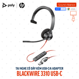  Tai nghe có dây USB một bên tai Poly Blackwire 3310 USB-C (8X215AA) 