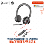  Tai nghe ANC có dây Poly Blackwire 8225 Microsoft Teams USB-C 8X225AA 