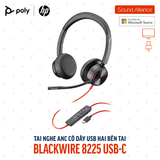  Tai nghe ANC có dây Poly Blackwire 8225 Microsoft Teams USB-C 772K5AA 