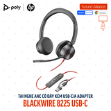  Tai nghe ANC có dây USB-C hai bên tai Poly Blackwire 8225 (8X223AA) 