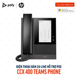 Điện thoại bàn Poly CCX 400 Microsoft Teams Phone (848Z8AA#AB1) 