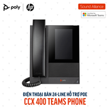  Điện thoại bàn Poly CCX 400 Microsoft Teams Phone (848Z8AA#AB1) 