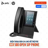  Điện thoại bàn Poly CCX 500 Open SIP Phone (84C15AA#ABA) 
