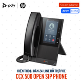  Điện thoại bàn Poly CCX 500 Open SIP Phone (84C15AA#ABA) 