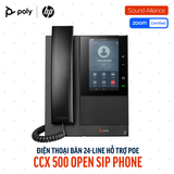  Điện thoại bàn Poly CCX 500 Open SIP Phone (84C15AA#ABA) 
