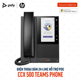  Điện thoại bàn Poly CCX 500 Microsoft Teams Phone (82Z76AA) 