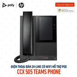  Điện thoại bàn Poly CCX 505 Microsoft Teams Phone (82Z79AA) 
