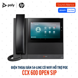  Điện thoại bàn Poly CCX 600 Open SIP Phone (84C17AA#ABA) 