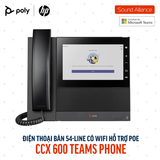  Điện thoại bàn Poly CCX 600 Microsoft Teams Phone (82Z84AA) 