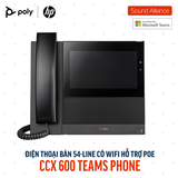  Điện thoại bàn Poly CCX 600 Microsoft Teams Phone (82Z84AA) 