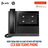  Điện thoại bàn Poly CCX 600 Microsoft Teams Phone (82Z84AA) 