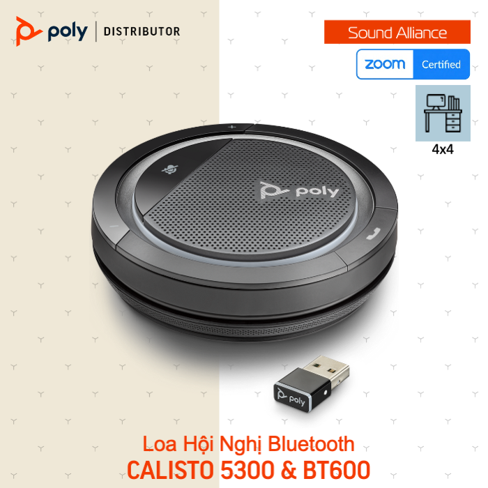  Loa hội nghị không dây Bluetooth Poly Calisto 5300 