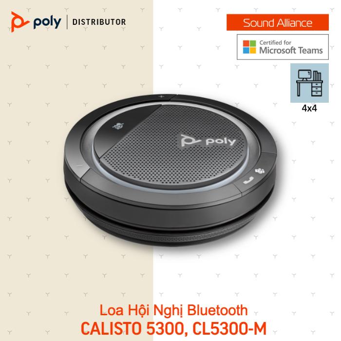  Loa hội nghị không dây Bluetooth Poly Calisto 5300 