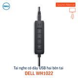  Tai nghe có dây USB hai bên tai Dell WH1022 